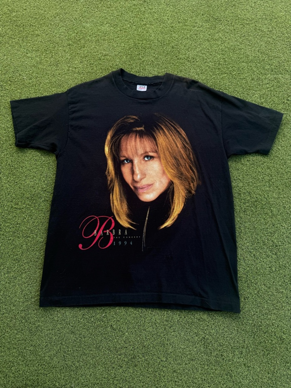 VINTAGE 90s 1994 ANVIL EXCELLENT CONDITION BARBARA STREISAND CONCERT FACE TEE